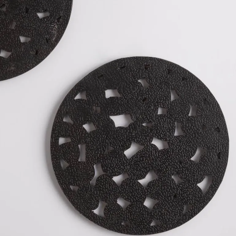 Recycled Rubber Garden Stepping Mats, Set of 3 - Pebble