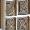 Rennick Reclaimed Pine Wood Pieced Wall Panel Decor