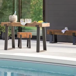 Richland Indoor/Outdoor Reclaimed Wood Console Table