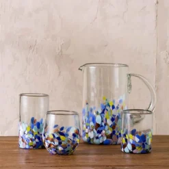 Riviera Recycled Stemless Wine Glass, Set of 4