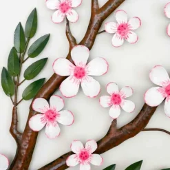 Sakura Flower Branch Metal Wall Art