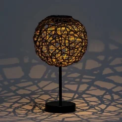 Seagrass Tabletop Solar Lantern