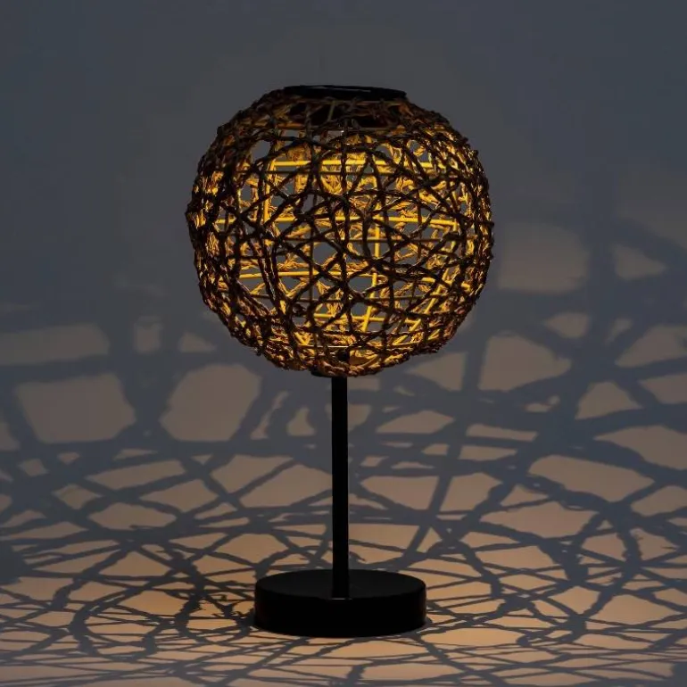 Seagrass Tabletop Solar Lantern