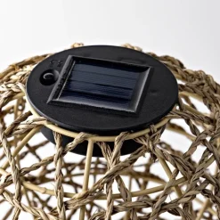 Seagrass Tabletop Solar Lantern
