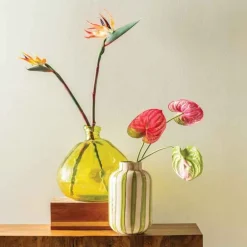 Set of 2 Bird of Paradise Faux Blooms