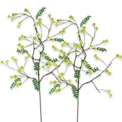 Set of 2 Faux Yellow Wildflowers