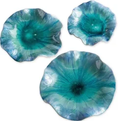 Set of Three Ceramic Blooms