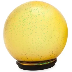 Small Mercury Glass Gazing Ball, 6" dia. - Gold