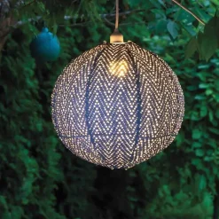 Soji Stella Nova Boho Indoor/Outdoor Tyvek Pendant Lamp, 18