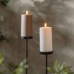 Solar Pillar Candle with Stake