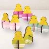 Spring Chick Decorations, Set of 8