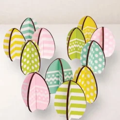 Spring Egg Decorations, Set of 12