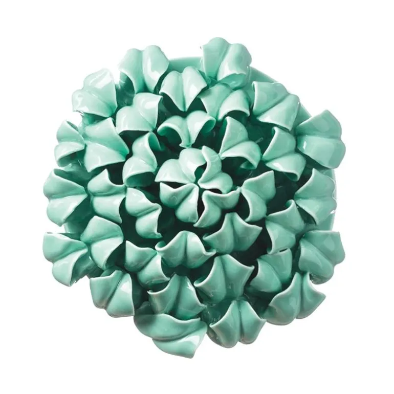 Summer Collection Ceramic Wall Flowers, Set of 3