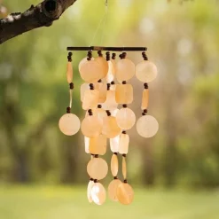 Summer Marigold Capiz Windchime