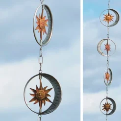 Sun and Moon Rain Chain