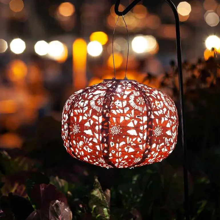 Sunflower Solar Lantern - Clay