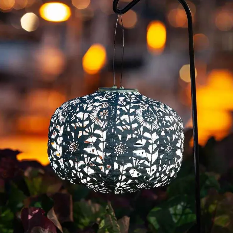 Sunflower Solar Lantern - Sage
