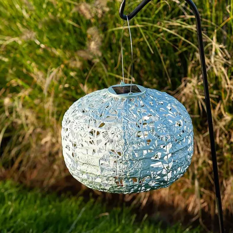 Sunflower Solar Lantern - Sage