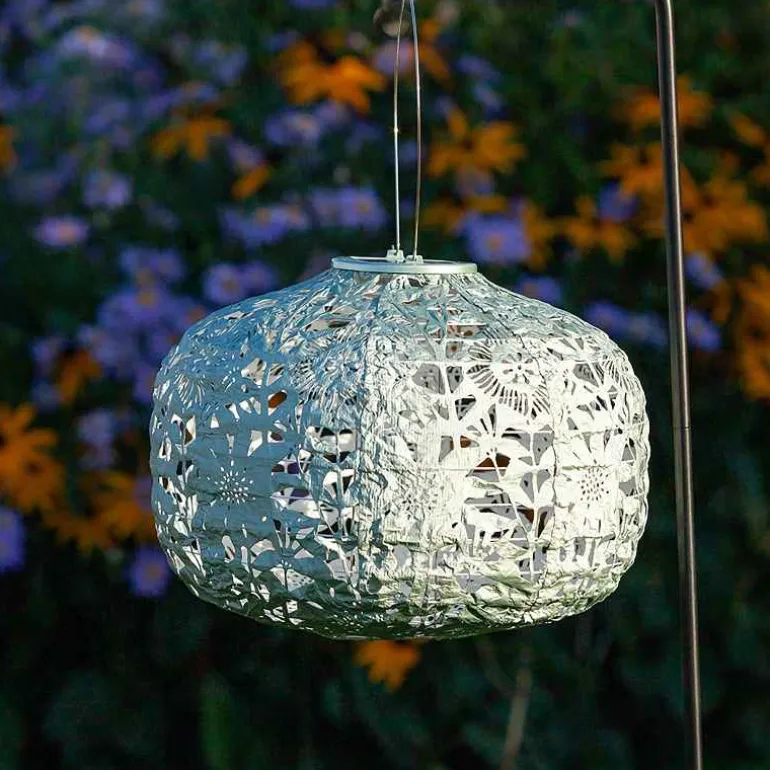 Sunflower Solar Lantern - Sage
