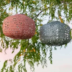 Sunflower Solar Lantern - Sage