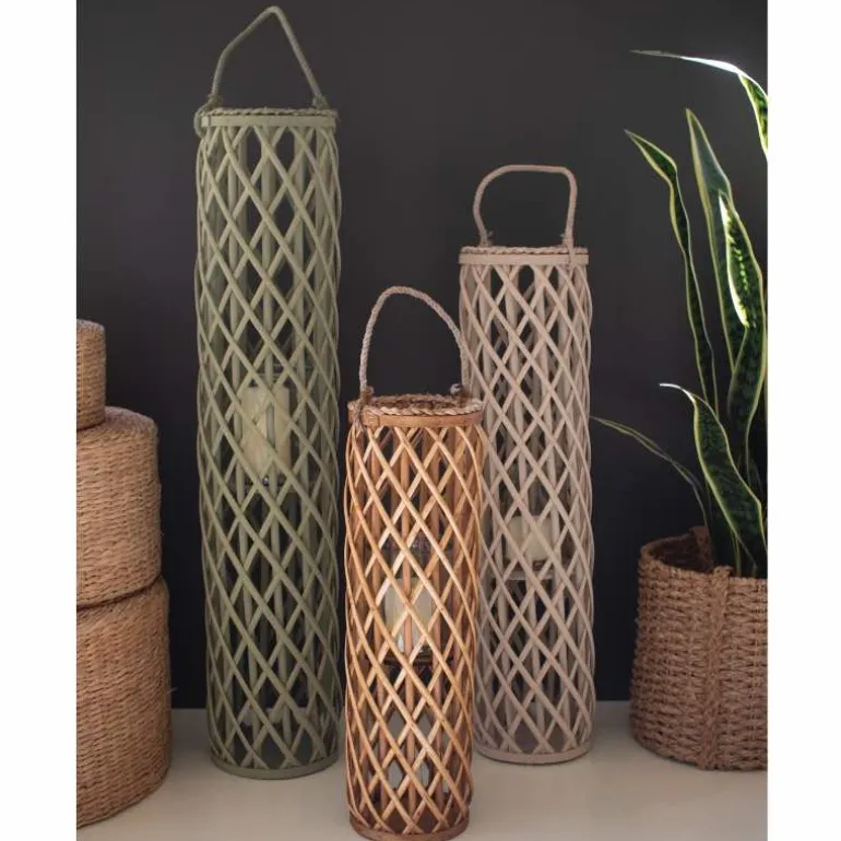 Tall Willow Lanterns, set of 3