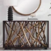 Teak Maze Console