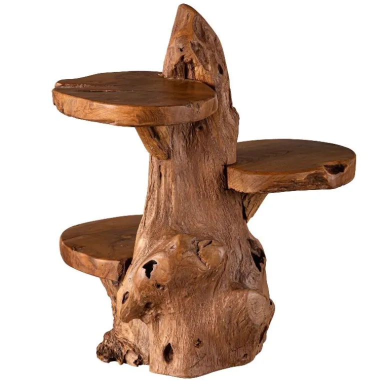 Teak Wood Plant Stand