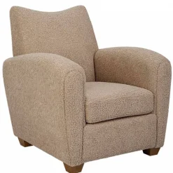 Teddy Boucle Accent Chair - Latte