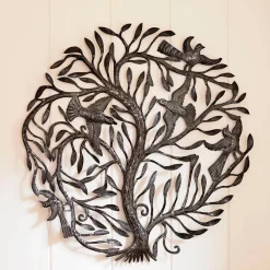 Tree of Life Wall Art, 35" dia.