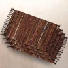 Tucson Recycled Leather Placemats, Set of 4