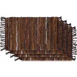Tucson Recycled Leather Placemats, Set of 4