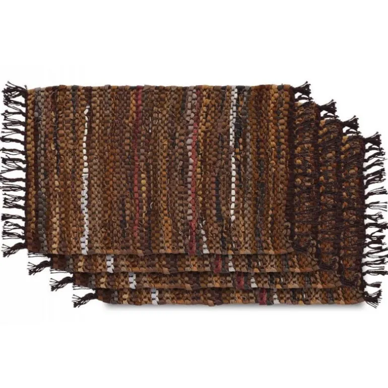 Tucson Recycled Leather Placemats, Set of 4