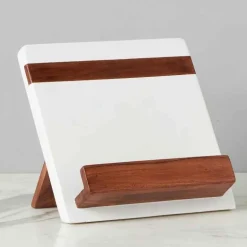 White Modern Tablet/Cookbook Holder