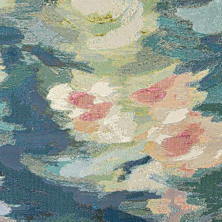 5' x 8' Watercolor Pond Indoor/Outdoor Rug (marina)
