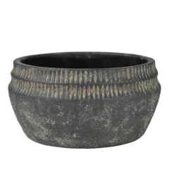 Yara Low Cement Planter, Large