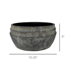 Yara Low Cement Planter, Large