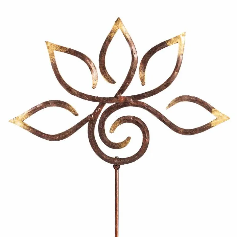 Zen Symbols Garden Stake - Lotus