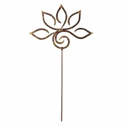 Zen Symbols Garden Stake - Lotus
